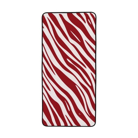LNWH Bath Towel, Zebra Animal Print Pattern Pattern Absorbent Coral Fleece Bath Towel for Bathroom, Gym, Beach-27x55in