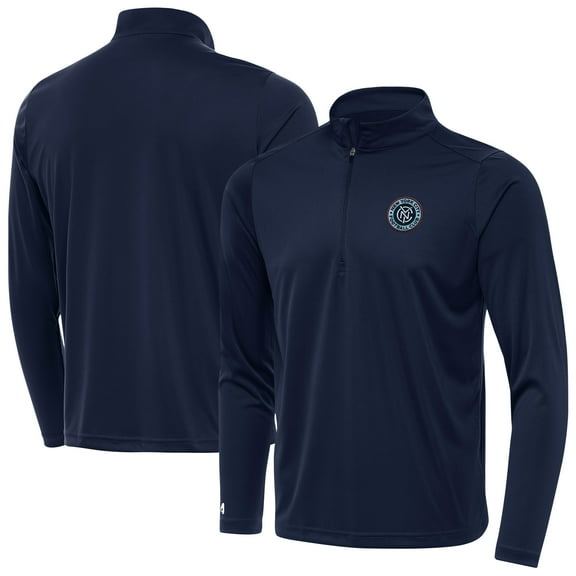 Men's-Antigua  Navy New York City FC Tribute Quarter-Zip Top
