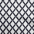thumbnail image 1 of oneOone Rayon White Fabric Geometric Sewing Craft Projects Fabric Prints By Yard 56 Inch Wide, 1 of 5