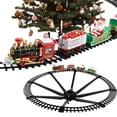 thumbnail image 7 of BESTSKY Electric Christmas Train, Electric Train Tracks Set, Christmas Toy, Sound & Light Electric Christmas Train for Kids Boys Girls 3-8 Year Old for Around the Tree, 7 of 7