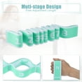 thumbnail image 5 of Unique Bargains Yoga Stretching Band Yoga Stretch Strap with 8 Loops Elastic Exercise Band Expandable Strap Green, 5 of 7