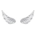 thumbnail image 1 of 1 Pair Creative Angel Wings Earrings Delicate Earring Girl Ear Jewelries, 1 of 6