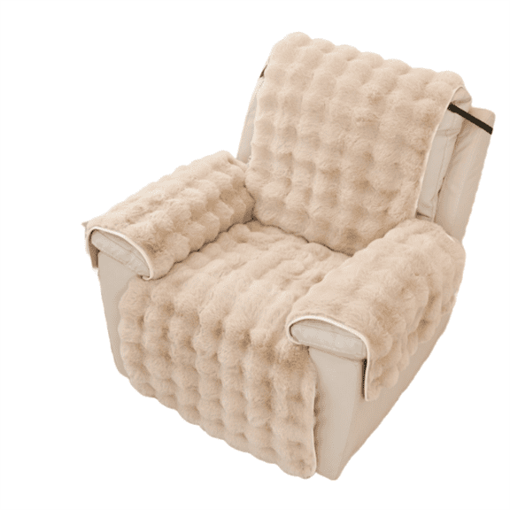 Christmas Gradient Recliner Sofa Cushions Recliner Chair Washable Recliner Chair Sofa Soft Faux Sofa Thick Chair Sofa Cushion*1 Set