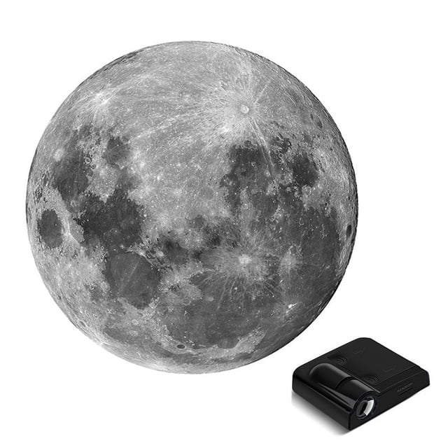 1pc Aurora Moon Galaxy Projection Lamp, Earth Projector Photography Lamp Creative Background Atmosphere Night Light For Birthday Gift
