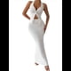thumbnail image 3 of Conjunto de Dos Piezas para Mujer: Top con Cuello Halter y Falda con Frontal, Conjunto de Verano. XS, 3 of 10