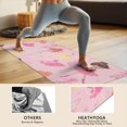thumbnail image 4 of Ballet Princess Pattern Hot Yoga Mat Towel Non Slip for Hot Yoga - Quick-Drying Yoga Mat Cover with 4 Corner Pockets with Travel Bag - Hot Yoga Towel Non Slip Grip Moisture Wicking Sweat 70"x26", 4 of 6