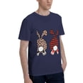 thumbnail image 2 of Bingfone Cute Bunny Men'S Loose Fit Short-Sleeve Pocket T-Shirt, 2 of 7