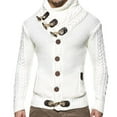 thumbnail image 4 of ZOGAA Men Sweater Coat Autumn Winter Knitted Cardigans Coats, 4 of 5
