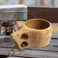 thumbnail image 4 of Taza Kuksa hecha a , taza de ligera y para acampar libre, taza para beber, taza para campamento 15x6.5x9cm DYNWAVEMX Tazas de café de madera, 4 of 8