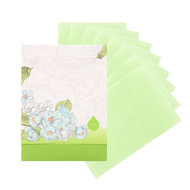 Vogacara 1 Caja Papel secante Papeles absorbentes Toallitas de control de aceite de diario Maquillaje Facial Marron oscuro Vogacara CE012200-02B
