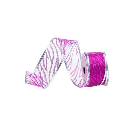 UPC: 0604947308054 | JAM Paper Wire Edged Ribbon 3 yds. Purple Wave Glitter (210427868)