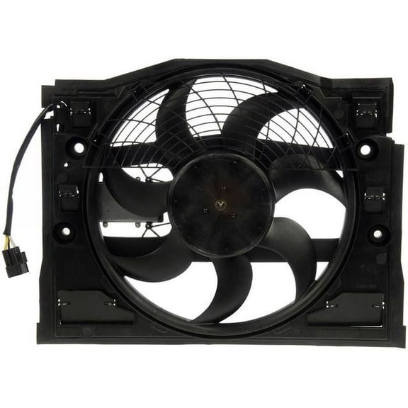 A/C Condenser Fan Assembly - Compatible with 2001 - 2005 BMW 325xi 2002 2003 2004