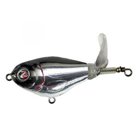 River2Sea Whopper Plopper 75 3 Topwater Fishing Lure Chrome & Black 9/16 oz. R2WPL7544