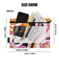 thumbnail image 4 of FORMRS 2 Pack Pencil Pouch for 3 Ring Binder with Clear Window Zipper Case, Swirling Circles, 4 of 6