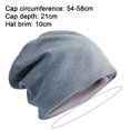 thumbnail image 2 of Gorro de punto holgado para mujer, gorro de invierno suave y cálido con calaveras para mujer, 2 of 5