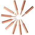 thumbnail image 4 of Copper Soldering Iron Tip Kit 10Pcs Versatile Tips Perfect For DIY Projects And Professional Use Small Size Lightweight, 4 of 5