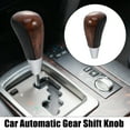 thumbnail image 2 of Unique Bargains Car Auto Automatic Gear Stick Shift Knob for Toyota RAV4 Camry Corolla Black Brown Wood Grain, 2 of 8