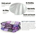 thumbnail image 4 of Sister Gifts Blanket, Happy Birthday Gifts for Sister, Unique Gift for My Dear Sis on Mothers Day Christmas - Soft Throw Blanket 60" x 50 (Purple), 4 of 6