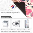 thumbnail image 2 of Dishwasher Magnetic Sticker 23x26 Inch Refrigerator Magnetic Sticker Washing Machine Magnetic Sticker Kitchen Panel Magnetic Sticker Home Decor Cute Cartoon Pink Flower, 2 of 6