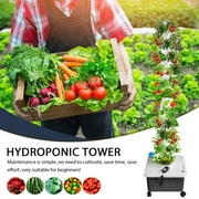 AIHOME Vertical Hydroponic Garden Tower 14 Layered Hydroponic Tower 70 Slots Detached House Vegetable Planter Tower well-liked