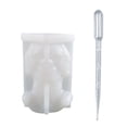 thumbnail image 1 of Halloween Skull Shape Mold Epoxy Plaster Mold Making Soap Candle Jewelry, 1 of 3