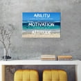thumbnail image 5 of Inspirational Canvas Wall Art Motivational Quotes Poster Print Ability Motivation Attitude Saying Words Picture for Home Living Room Office Bedroom Wall Decor HD Artwork Ready to Hang [18''W X 12''H], 5 of 5