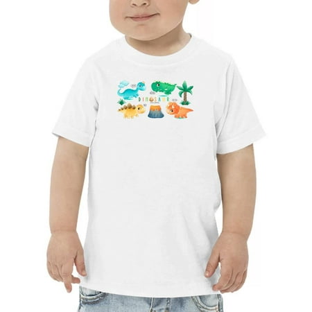 

Dinosaur Friends Cluttered Items T-Shirt Toddler -Image by Shutterstock 2 Toddler