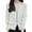 Blanc, variante sur Cardigans de Style Professionnel Décontracté pour Femmes, Yigetop Cardigan Classique à Col en V de Base pour Femmes, Manches Longues, Boutonné, Cardigan Ajusté en Tricot Décontracté, Chandails Cardigan d'Extérieur pour Femmes, Noir m