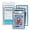 Blue, variant on CGC Card Slab Protector Case, Standard CGC Size, Impact Resistant TPU Holder, Drop & Scratch Proof Frame for Graded Sports TCG Collectible Trading Cards - Black