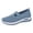 Blue, variant on IEMIEMIEM Womens Orthopedic Shoes Arch Support Slip on Non Slip Nurse Shoes Lightweight Knitted Mesh Stretch Server Shoes Comfortable 2026 New Orthopedic Shoes Blue 10 Wide