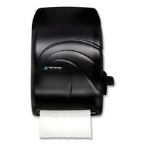12.94 x 9.25 x 16.5 Oceans Lever Roll Towel Dispenser - Black Pearl