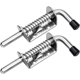 thumbnail image 1 of 2pcs Garage Door Bolt Latch Steel Spring Latch Spring Bolts Latches and Door Locks 128mm for Garage Door Shed, 1 of 4