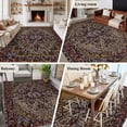 thumbnail image 5 of Boho Vintage Area Rug 6x9 FT, Non Slip Living Room Throw Carpet, Modern Geometric Abstract Art Aesthetics Washable Soft Large Floor Carpet Non-Shedding Rug for Bedroom Dining Room Play Room, 5 of 9
