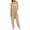 Khaki, variant on Ekouaer Baggy Jumpsuits for Women V Neck Sleeveless Overall Jumpers Stretchy Adjustable Strap Romper Jumpsuit Maternity Clothes
