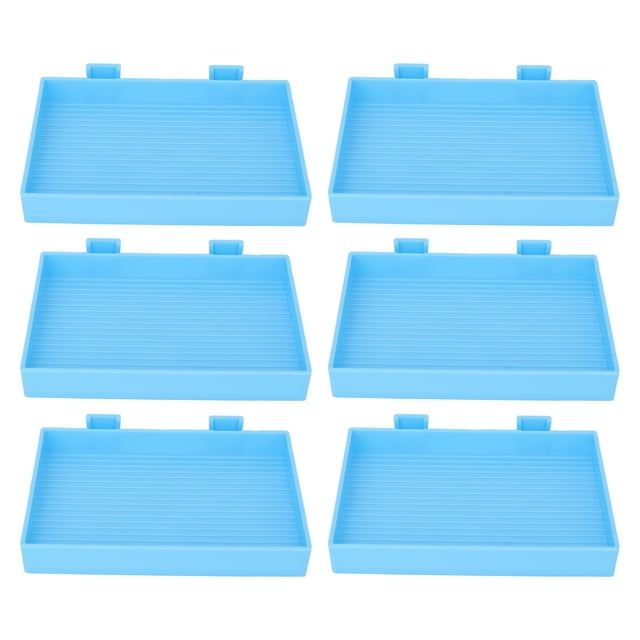 Oubit Bead Sorting Trays,6pcs Rhinestone Storage Trays Diamond Art Painting Tray Organizer Rhinestone Plate Tray Next-Gen Design