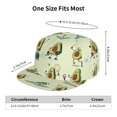 thumbnail image 6 of Easygdp Avocado for Exercise Baseball Cap with Adjustable Flat Suitable for Head Circumference 22.4-23.6 in, 6 of 9