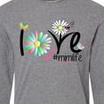 thumbnail image 4 of Inktastic Love Mimi Life with Flowers Long Sleeve T-Shirt, 4 of 5