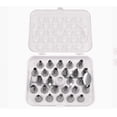 thumbnail image 2 of Stainless Steel Piping Nozzle Set Molding Flower Butter Extrusion Tool Baking Cake Piping Nozzle 26 Head Set Proof and Durable, 2 of 6