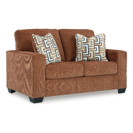 Signature Design by Ashley Furniture Aviemore Orange Loveseat