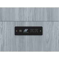 Queen Murphy Bed Chest - Space Saving Furniture with Charging Station & Mattress - City Sleek Design