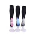 thumbnail image 2 of Justharion Chaussettes en Nylon Haute Compression Préviennent le Gonflement Soutien Élastique des Jambes Bas en Nylon Haute Compression Rouge P/M, 2 of 6