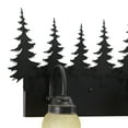 thumbnail image 4 of Bozeman 3 Light Bronze Rustic Bear Bathroom Vanity Fixture, 4 of 10