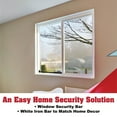 thumbnail image 2 of SecurityMan Adjustable Window Bar, Heavy-Duty Iron Lock for Horizontal or Vertical Use, Childproof, 14.25"–37",  Black, 2 of 10