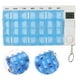 thumbnail image 4 of Caja organizadora de 28 rejillas, portátil, semanal, para medicina, pastillas, dulces, caja organizadora con RemiderBlue, 4 of 9