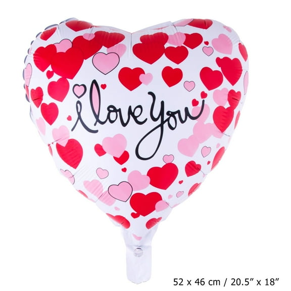 Balloon-Foil-I Love You-Hearts
