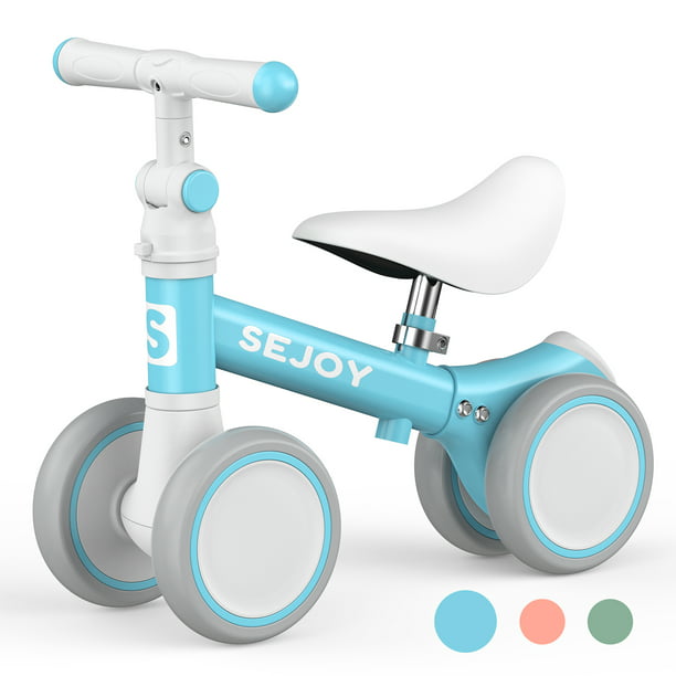 Sejoy Baby Balance Bike, Toddler Baby Bicycle with 4 Wheels 10-36 ...