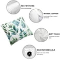 thumbnail image 4 of JRXY Floral Pillow Covers, Watercolor Floral Botanical Beige Art Backdrop Berries Blue Double Sided Decorative Pillows Cases Throw Pillows Covers,2 pcs White, 4 of 6