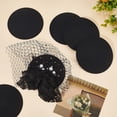 thumbnail image 5 of Round Fascinator Hat Base Sinamay Base Derby Cloth Women Sinamay Hat Base, 5 of 9