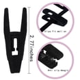 thumbnail image 5 of Clips Para Perchas De Terciopelo Tinfol, Paquete De 24 Clips Negros Para Perchas Para Pantalones, Clips Flocados Para Dedos Fuertes, Perfectos Para Usar Con Perchas De Terciopelo Delgadas Para Ropa, 5 of 5