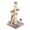Light Gray, variant on LiteHaven 22 Inch Cat Scratching Post, Natural Sisal Cat Pole with Hanging Ball for Kittens & Small Indoor Cats, Sturdy Base Set of 1 light gray